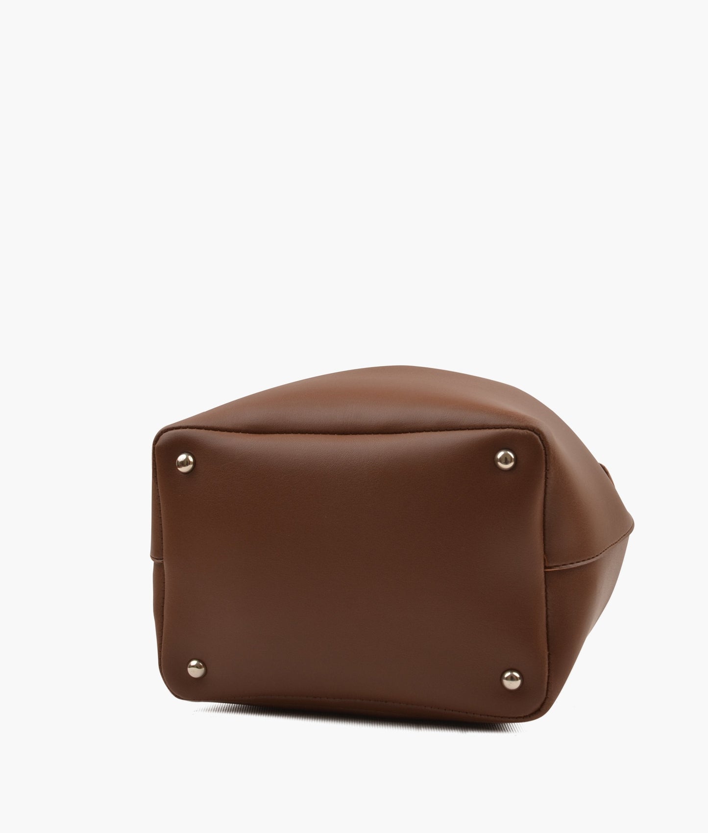 Bolso cubo marrón con forma de caballo