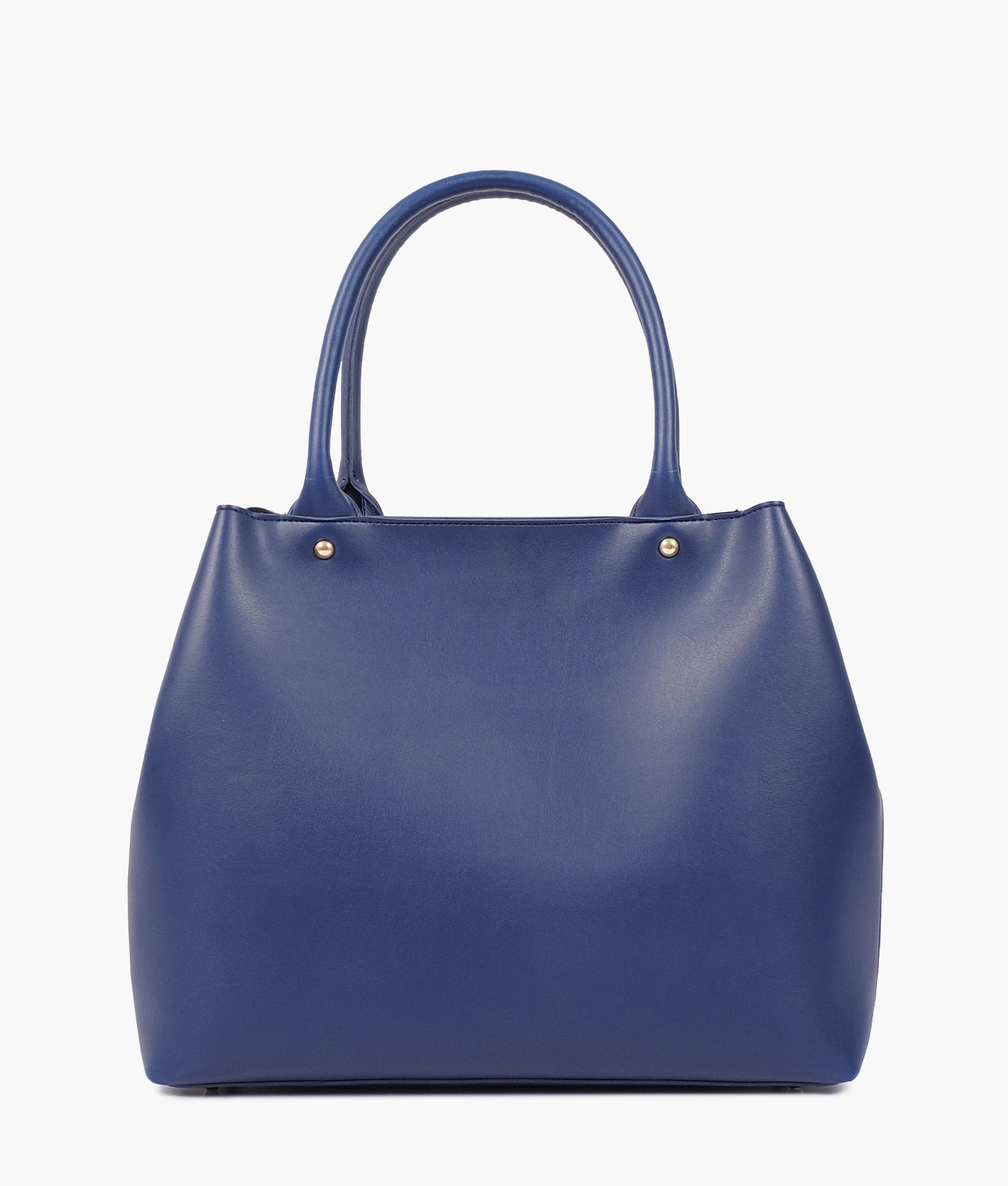 Bolso de mano azul con cremallera