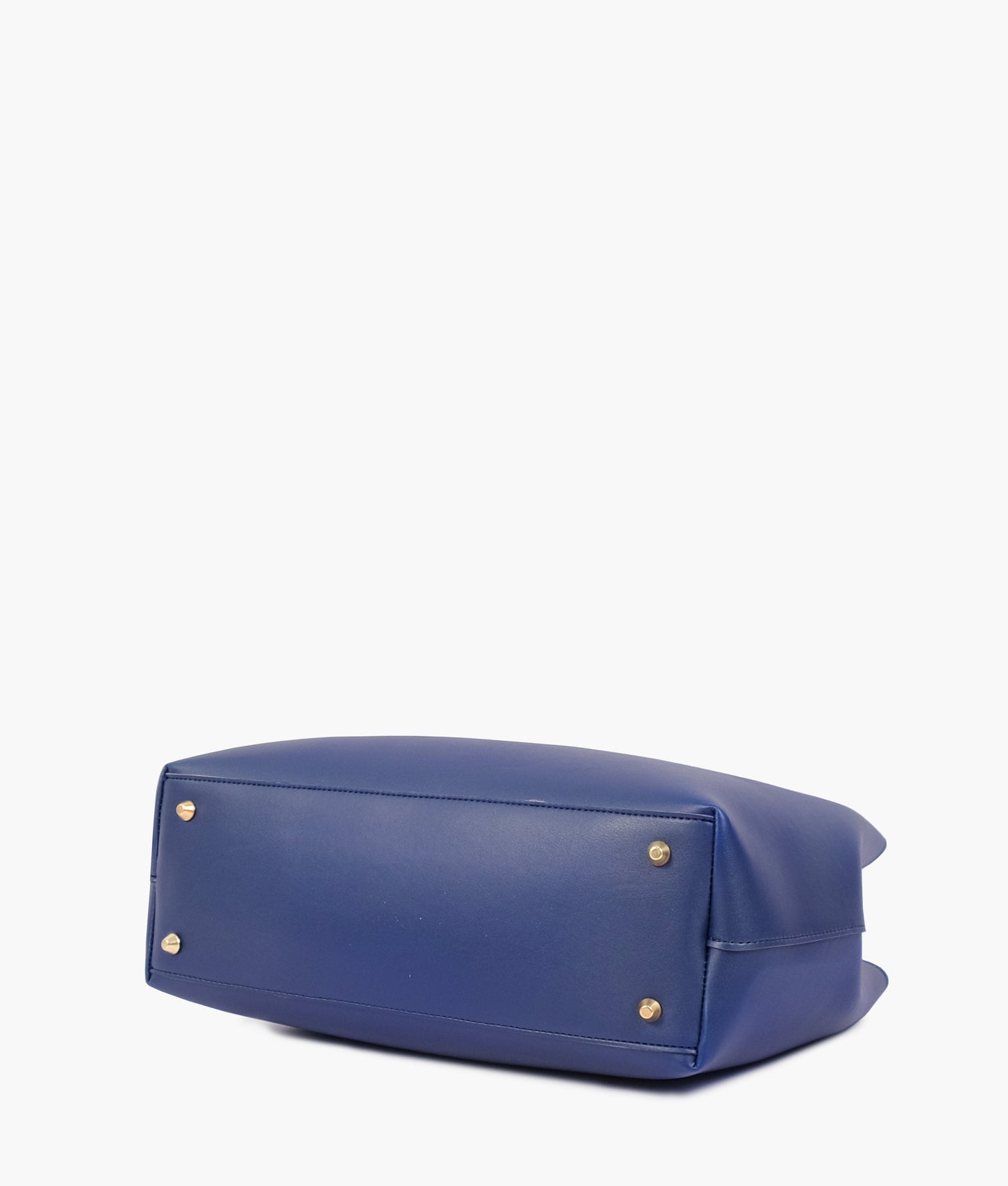 Bolso de mano azul con cremallera