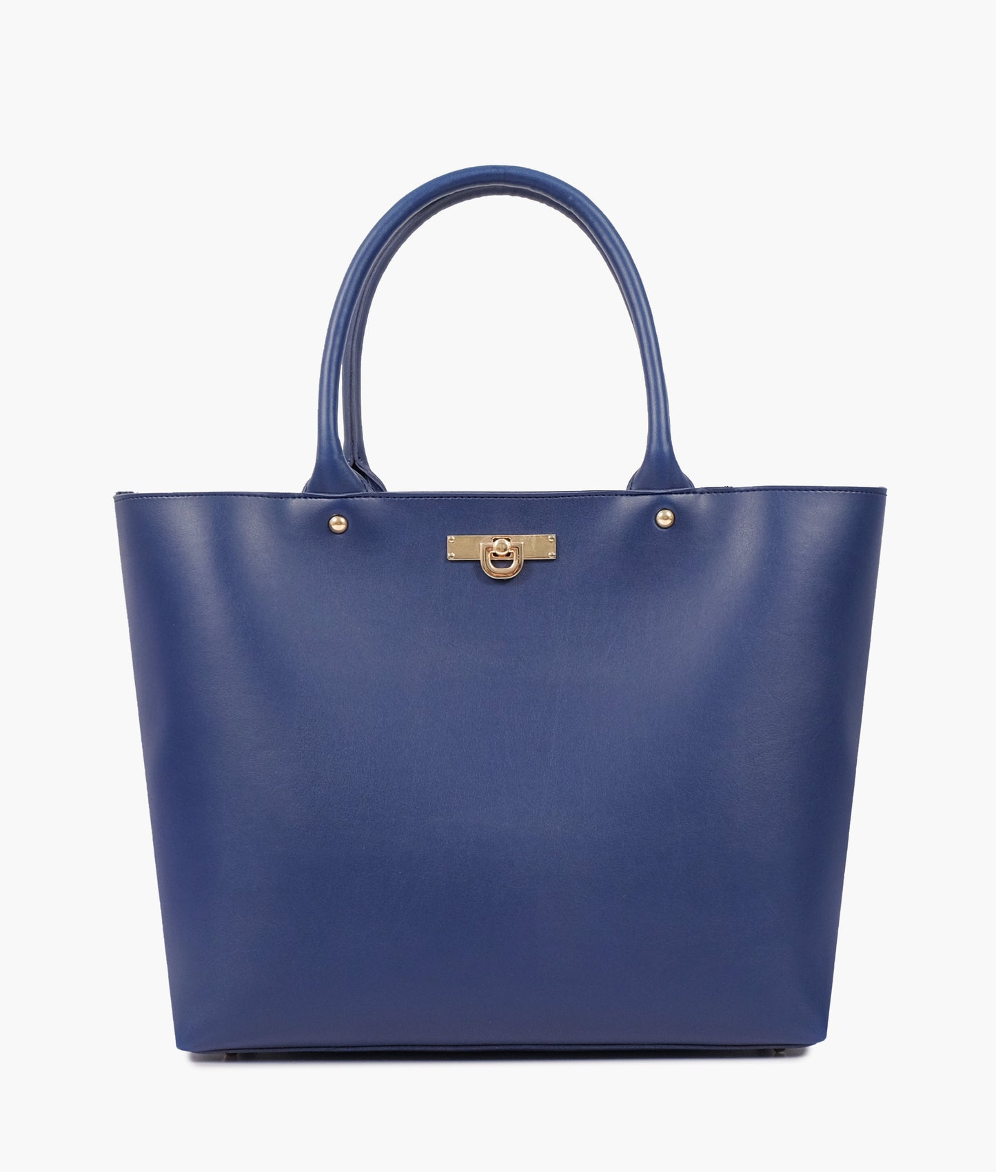 Bolso de mano azul con cremallera